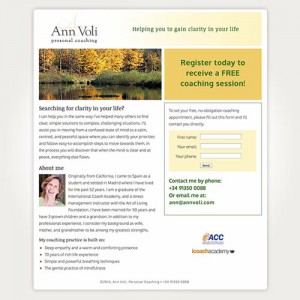 Ann Voli, Personal Coach