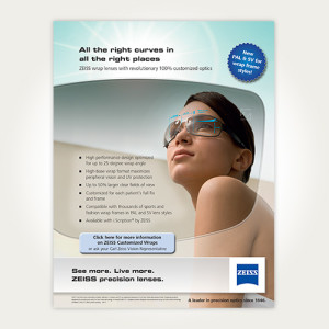 ZEISS Wraps, Customized Wrap Lenses